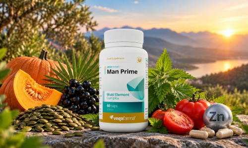 MAN PRIME – The Power of Five Active Ingredients for Men’s Health After 40